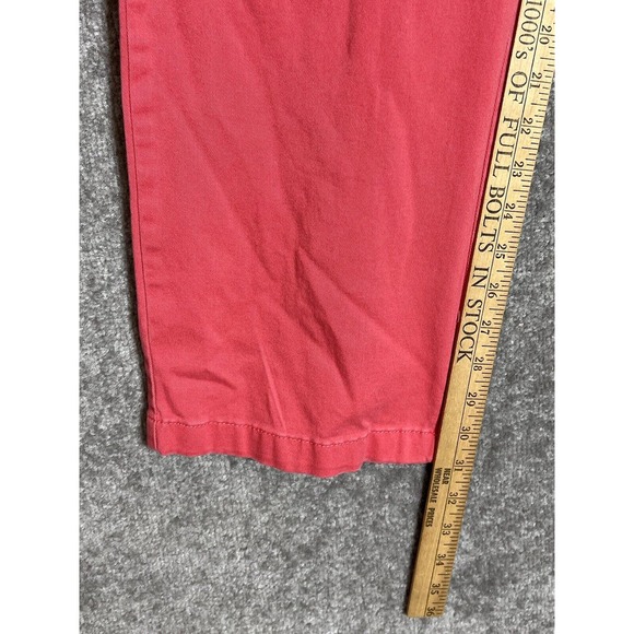 Nautica Flex Classic Fit‎ Straight Leg Chino Pants Mens Size 40x32 Coral Pink - Picture 11 of 13
